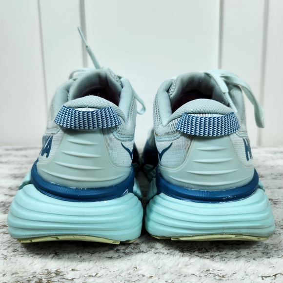 Hoka One One "Gaviota 3" Athletic Running Shoe Light Blue | Women's Size 7.5B - Picture 5 of 14